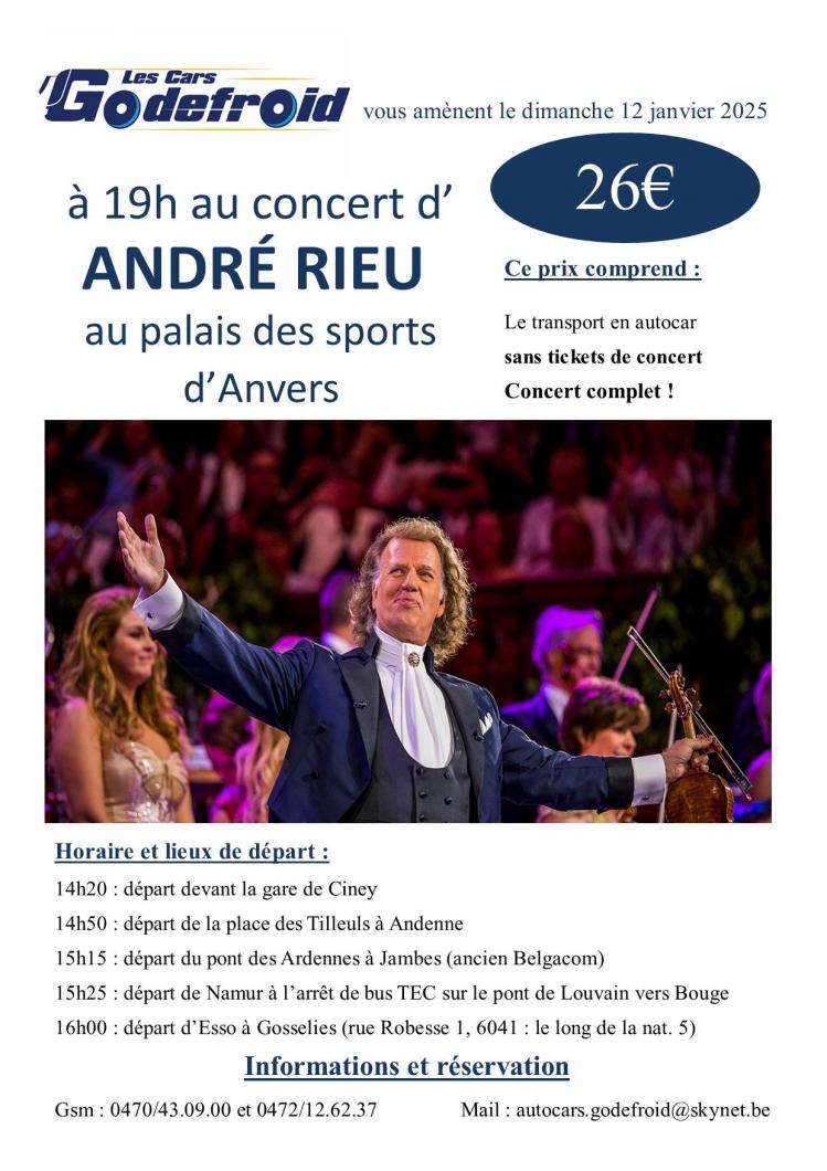 Andre rieu concert 12 janvier 2025 2