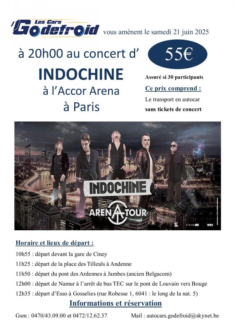 Indochine paris 21 juin 2025 concert