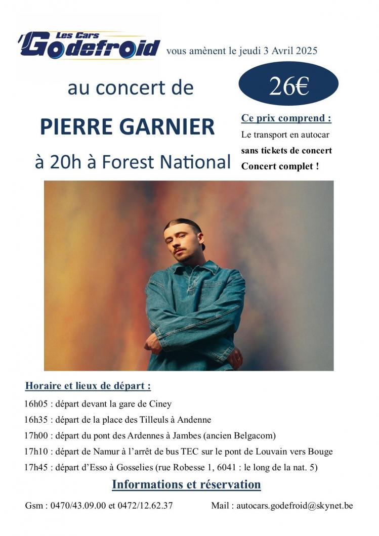 Pierre garnier concert 3 avril 2025 1