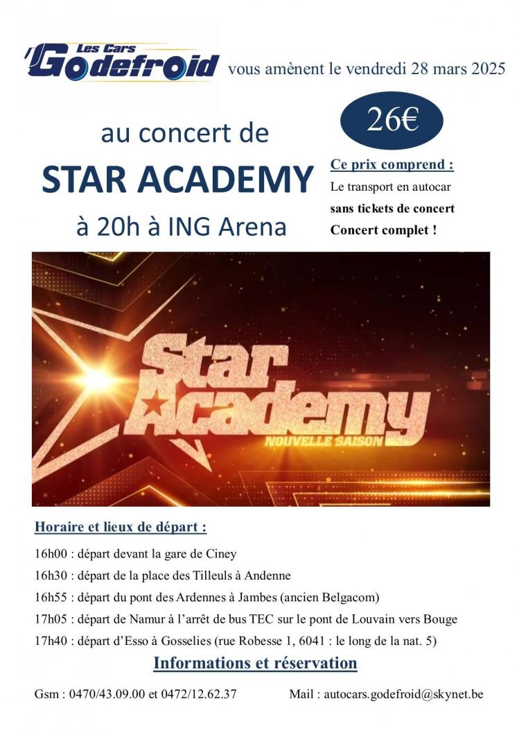 Star academy concert 28 mars 2025 1