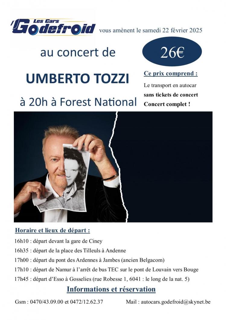 Umberto tozzi concert 22 fevrier 2025 1